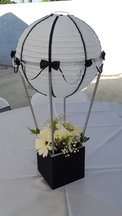 Pin On Party Diy Hot Air Balloons Hot Air Balloon Centerpieces Hot Air Balloon Baby Shower