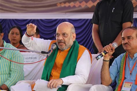 Photographs BJP National President Shri Amit Shah Addressing The