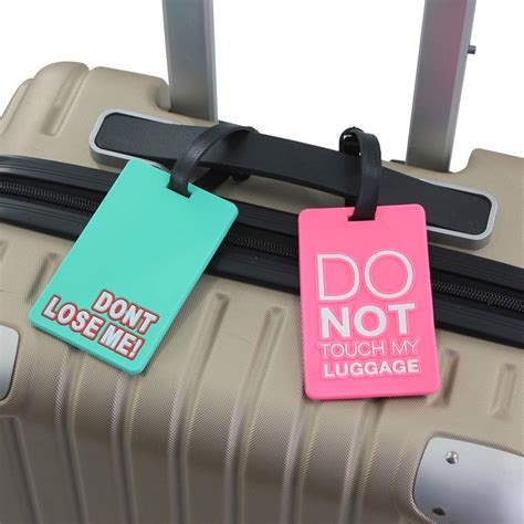 3d Soft Silicone Rubber Bag Airplane Pvc Luggage Tags Personalized