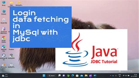 How To Fetch Data From Database Using JDBC And ResultSet Login Form