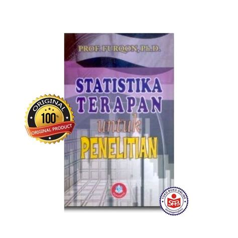 Jual Statistika Terapan Untuk Penelitian Furqon Di Lapak Social