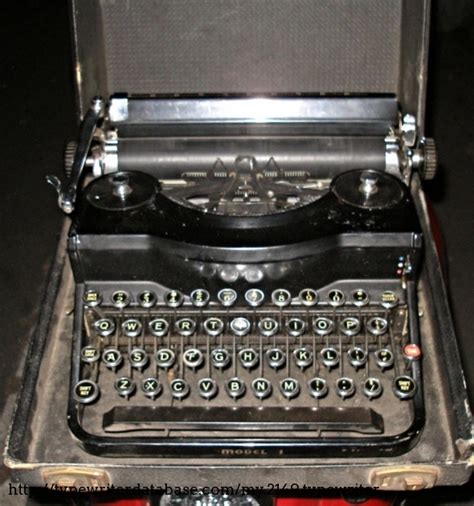 1934 Remington Model 1 On The Typewriter Database