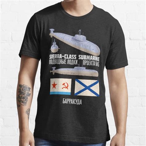 Russian Sierra Class Submarine Diagram Vintage Soviet And Russian Navy Flags T T Shirt For