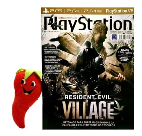 Revista Playstation Resident Evil Village Detonado N Mercadolivre