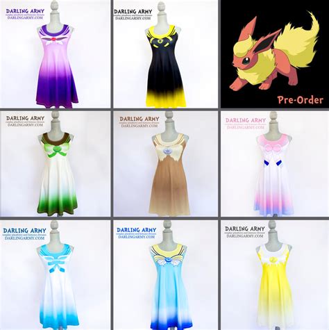 Sailor Scout Eeveelutions Pokemon Cosplay Dress By Darlingarmy On Deviantart