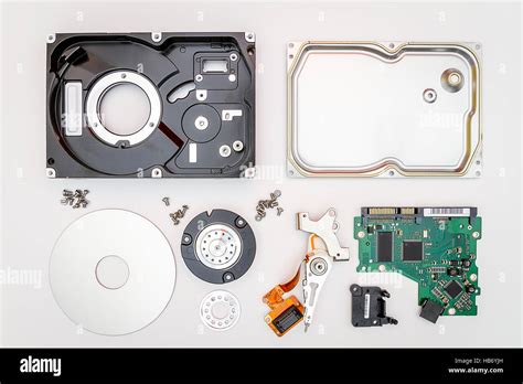 Components of a hard disk Stock Photo - Alamy