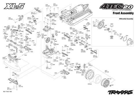 Exploded View Traxxas 4 Tec 20 Xl 5 Front Part Astra