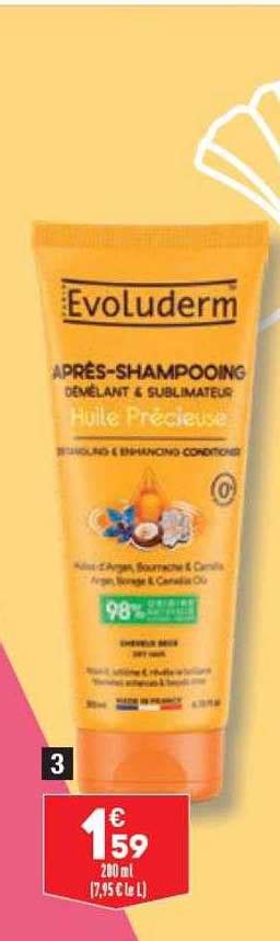 Promo Apr S Shampooing D M Lant Sublimateur Evoluderm Chez Aldi