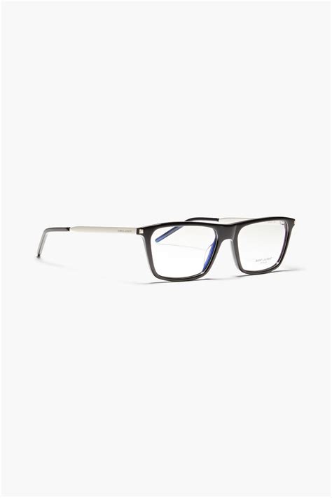 Saint Laurent Square Frame Acetate Optical Glasses The Outnet