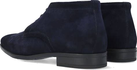 Giorgio Amalfi Schoen Suede Navy Schoen Cm Suede Heren Veterschoenen