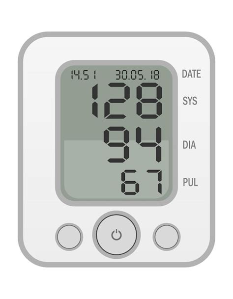 Premium Vector Medical Electronic Tonometer Stock Vector Illustration