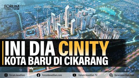 INI DIA CINITY KOTA BARU DI CIKARANG YouTube