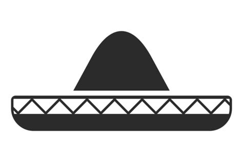 Sombrero Icon Traditional Mexican Hat I Graphic By Microvectorone