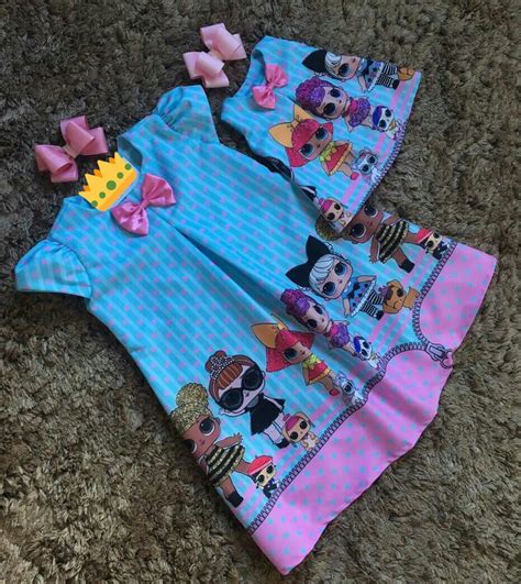 Vestido Tubinho Infantil Lol Surprise Elo7 Produtos Especiais