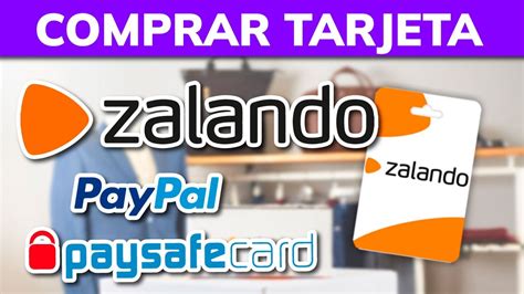 Cómo comprar Tarjeta de Regalo ZALANDO con PayPal PaySafeCard Móvil