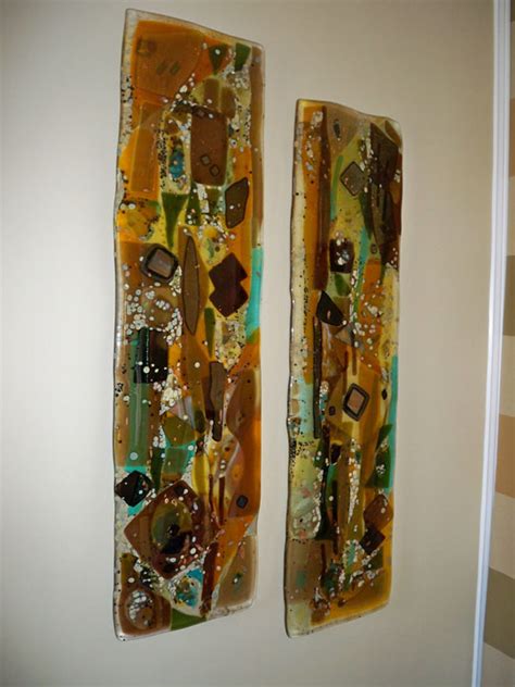 Fused Glass Wall Art Panels Designer Glass Mosaics