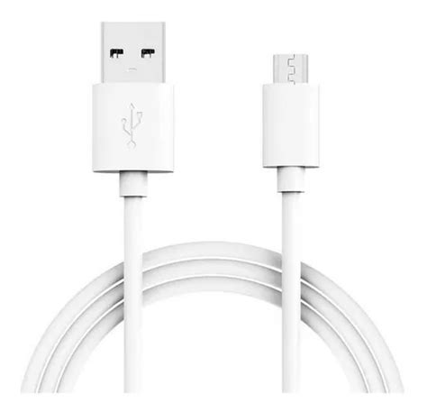 Cabo Usb Dados Carregador Rápido Android Micro Usb V8 1metro Cor Branco