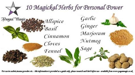 Magickal Herbs For Personal Power