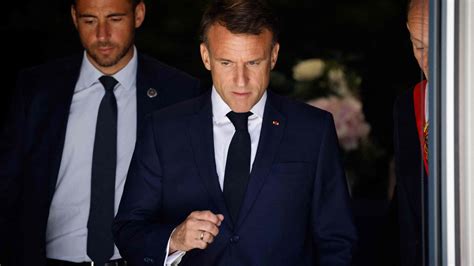 Frankreichs Pr Sident Macron L St Parlament Auf Und K Ndigt Neuwahlen