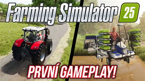 PRVNÍ GAMEPLAY Z FARMING SIMULATOR 25 YouTube