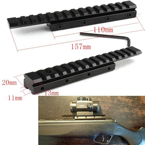 Hunting Sporting Dovetail Scope Extend Mount Mm To Mm Picatinny