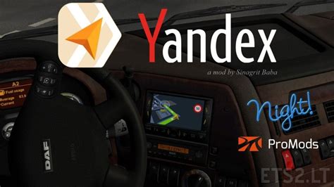 Yandex Navigator Night Version For Promods V Ets Mods