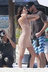 Sara Sampaio In A White Bikini In Playa Del Carmen CelebMafia