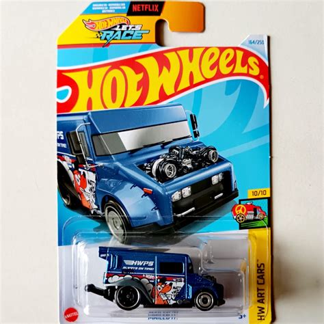 HOT WHEELS CASE J 2024 Mailed It Metalic Blue Hobbies Toys Toys Games On Carousell
