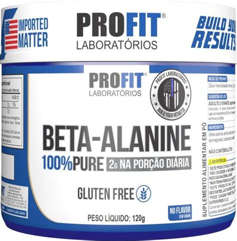 Beta Alanina Pure Elimina A Fadiga G Profit Profit Labs