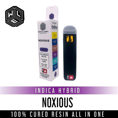 White Label Extracts Noxious All In One 100 Cured Resin Cartridge 1