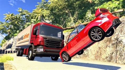 Realistic High Speed Crashes Beamng Drive Crashboompunk Youtube