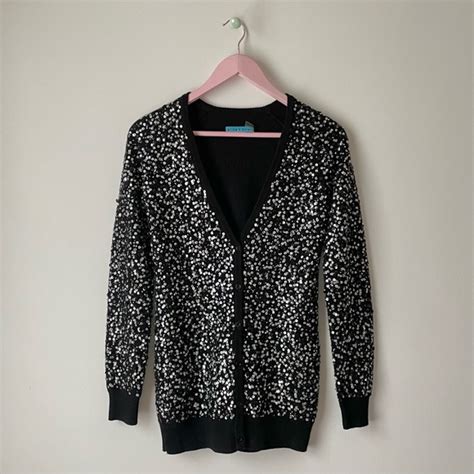 Alice Olivia Sweaters Alice Olivia Wool Sequin Cardigan Poshmark