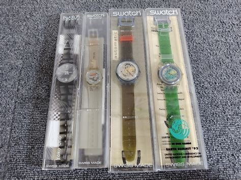 SWATCH スウォッチ 自動巻き クォーツ 4点セット ジャンク SWATCH 売買されたオークション情報yahooの商品情報を