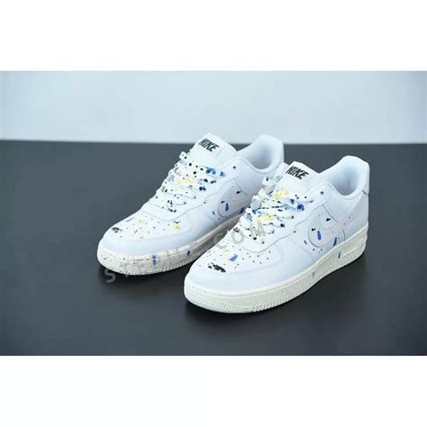 Nike Air Force Low Paint Splatter White Cz Paint Splatter