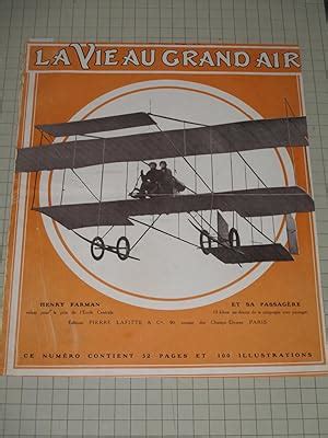 1910 La Vie Au Grand Air Magazine Early Aviation Henry Farman