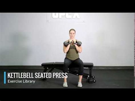 Kettlebell Seated Press OPEX Exercise Library YouTube