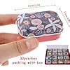 Amazon 32Pcs Mini Flower Tin Trinket Jewelry Organizer Box