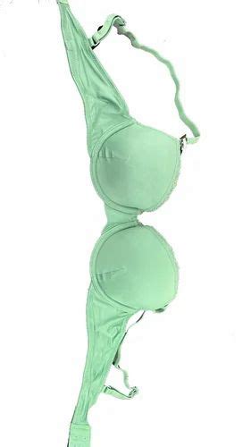 Hosiery Seamless Ladies Pista Green Bra Plain At Rs 150 Piece In New