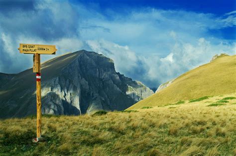 View On Gorna Leshnica From Plat Peak In Autumn Shar Planina