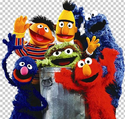 Elmo Mr Snuffleupagus Oscar The Grouch Big Bird Grover PNG Clipart