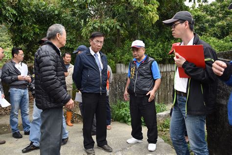 南投縣政府 Nantou County Government 林縣長會勘南投市多處道路改善工程