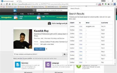 Armageddon Salesforce LinkedIn Checker Google Chrome için Eklenti İndir