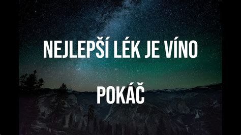 Pok Nejlep L K Je V No Text Lyrics Youtube