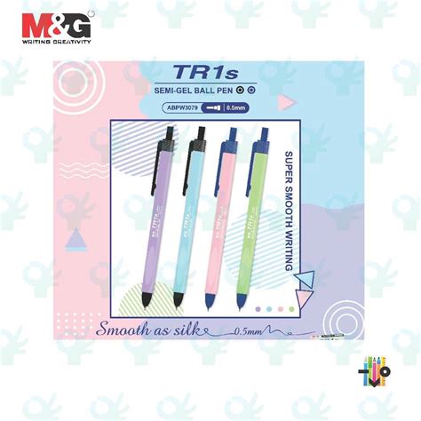 M G Semi Gel Ballpoint Pen Mm Tr S Abpw