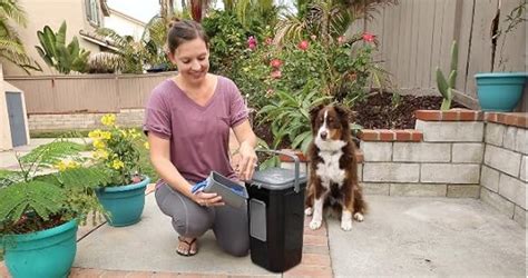 Nevink Dog Poop Trash Can For Outdoors Pet Waste