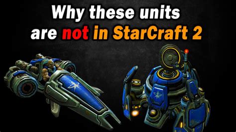 Brood War Terran Units That Didn T Make It Into Starcraft Youtube