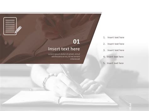 Free PPT Template - Note Taking 