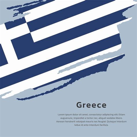 Illustration of Greece flag Template 13257966 Vector Art at Vecteezy