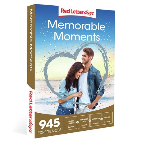 Buy Red Letter Days Memorable Moments T Experience Experience Days