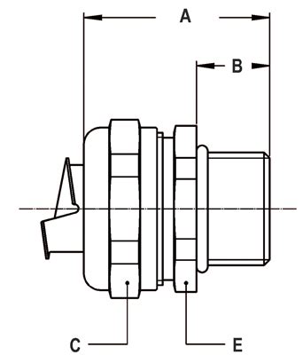 Pg IP 66 67 Straight Fitting Compact Male Nickel Plated Brass For